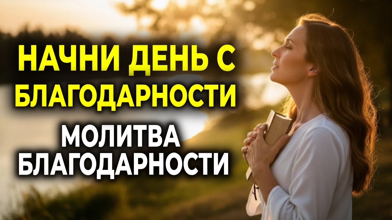 ПРЕЖДЕ ЧЕМ ПРОСИТЬ — ПОБЛАГОДАРИ | ЭТА МОЛИТВА ИЗМЕНИТ ТВОЙ ДЕНЬ