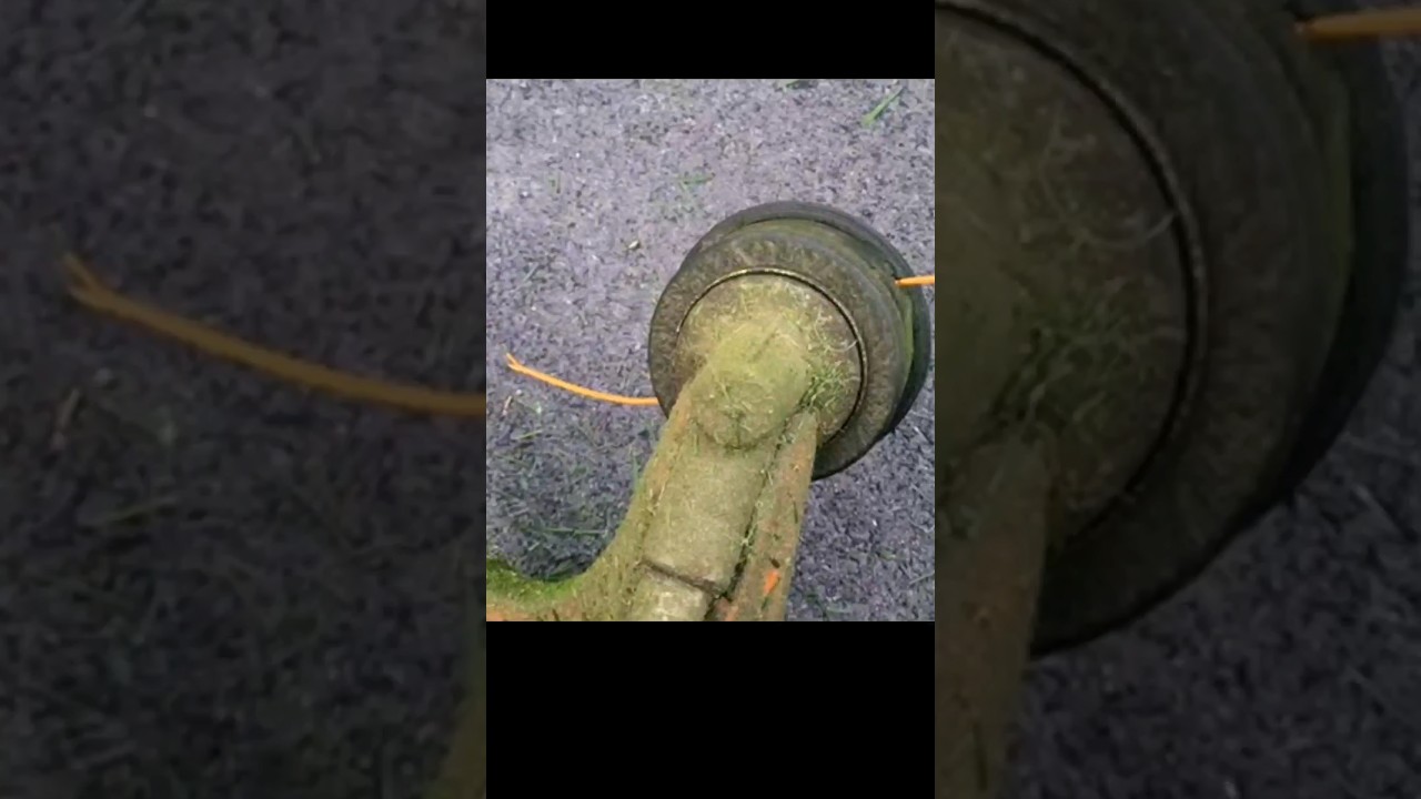 How to trim with a string trimmer