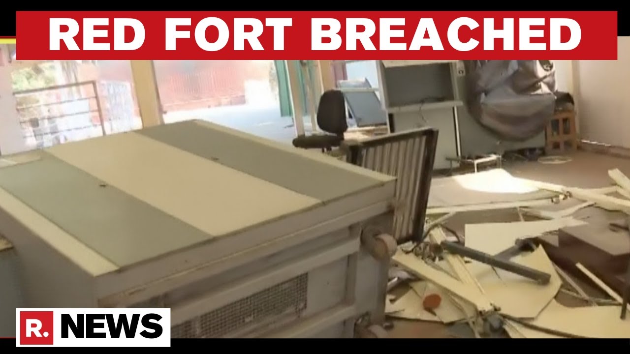 Republic TV Reports From Red Fort A Day After Violence In Delhi