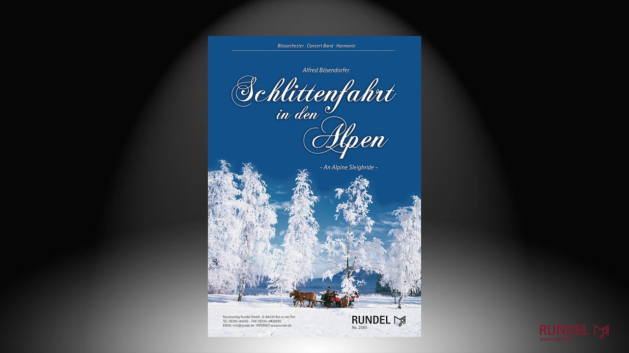 Schlittenfahrt in den Alpen (An Alpine Sleighride) | Alfred Bösendorfer