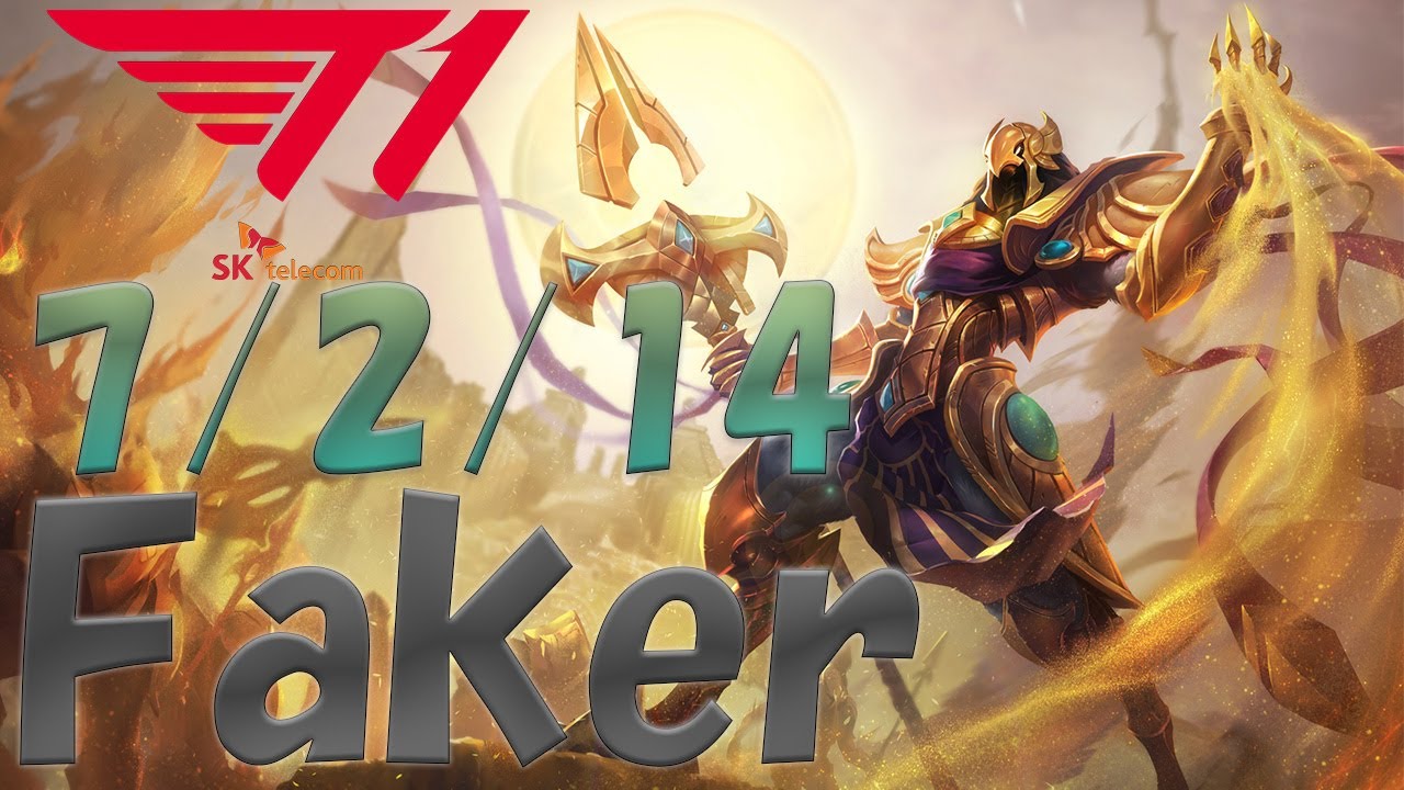 T1 Faker アジール(Azir) VS イレリア(Irelia) mid patch 12.17