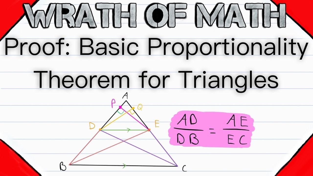 Proof: Basic Proportionality Theorem for Triangles | Geometry