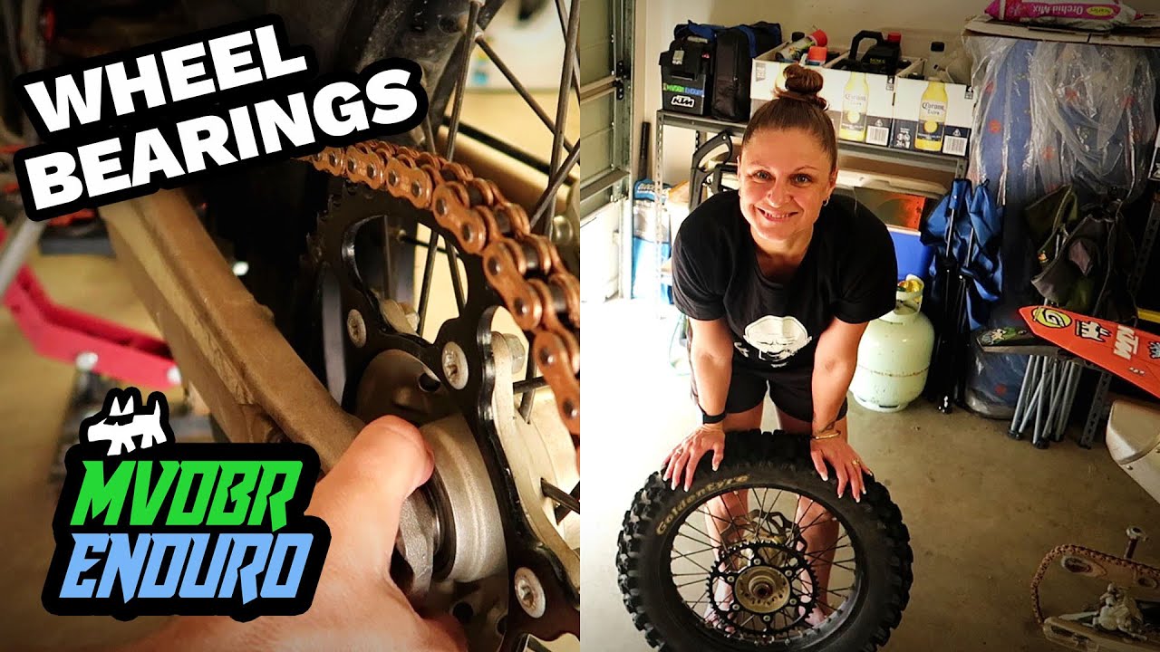 Replacing Dirt Bike Wheel Bearings Using Basic Tools