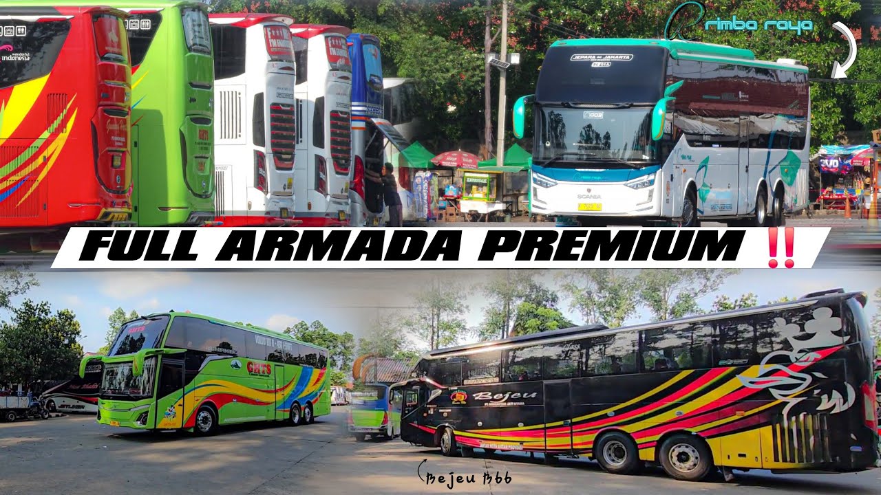 BANYAK BUS PREMIUM YANG MASUK KESINI !! || HUNTING BUS TERMINAL PORIS 