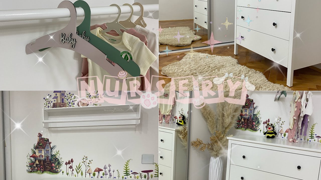 BABY GIRL ROOM DECOR | uređenje baby kutka | #nurserydecor