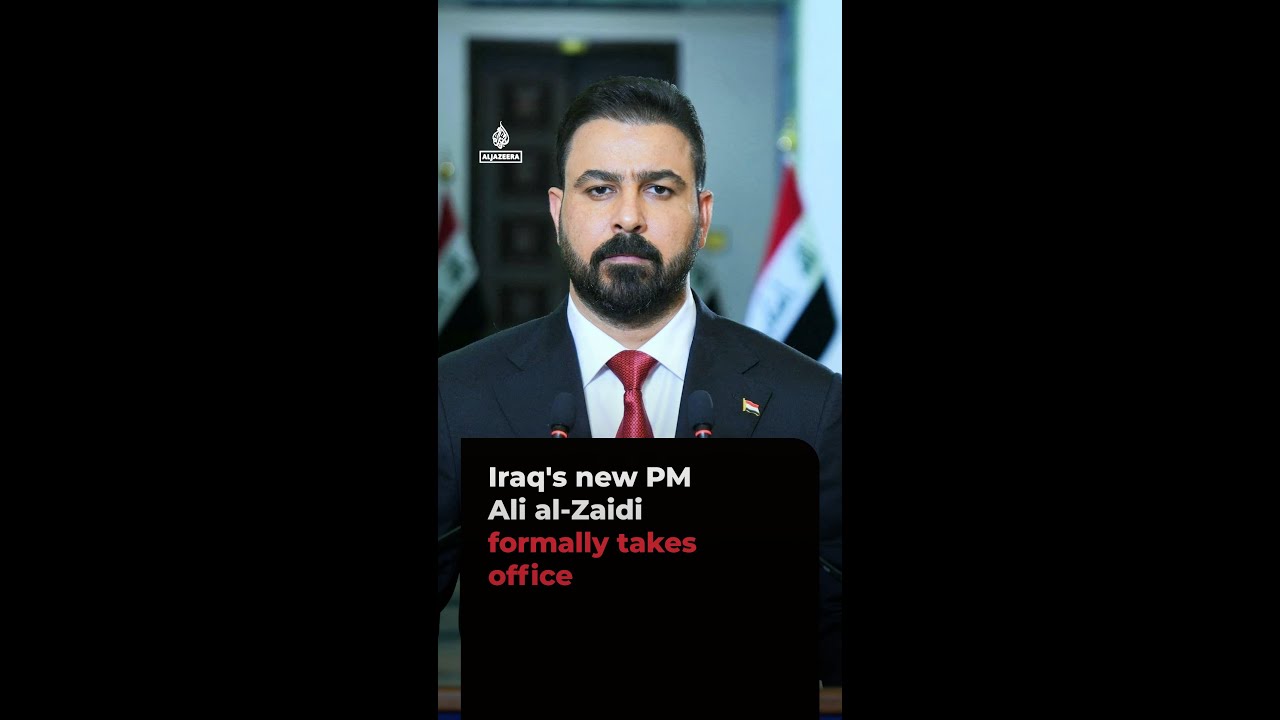 Iraq's new PM Ali al-Zaidi formally takes over
