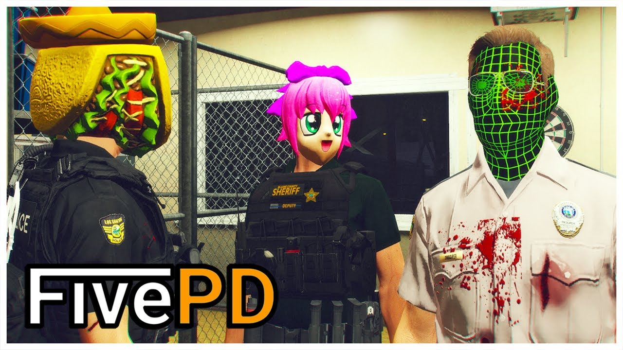 Jeff stabs me in FivePD Boys Halloween Special
