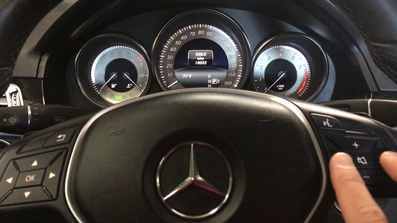 Сброс сервиса Mercedes E350 W212 E-Class