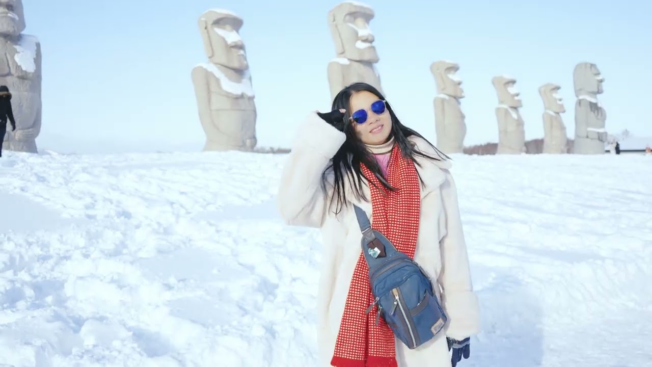 Moai Statues Sapporo Winter 2026