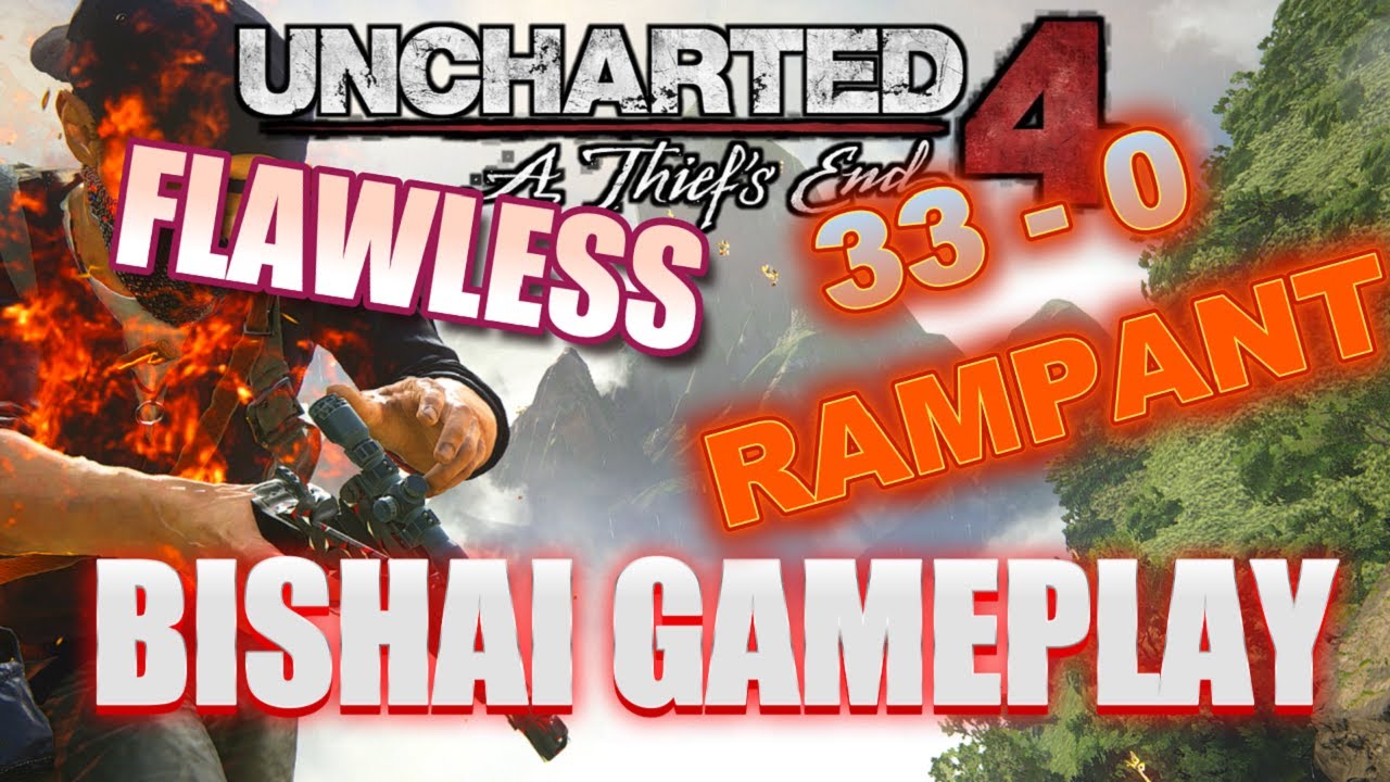 Uncharted 4 Multiplayer in 2023! | Flawless 33 - 0 RAMPANT with the Bishai .50