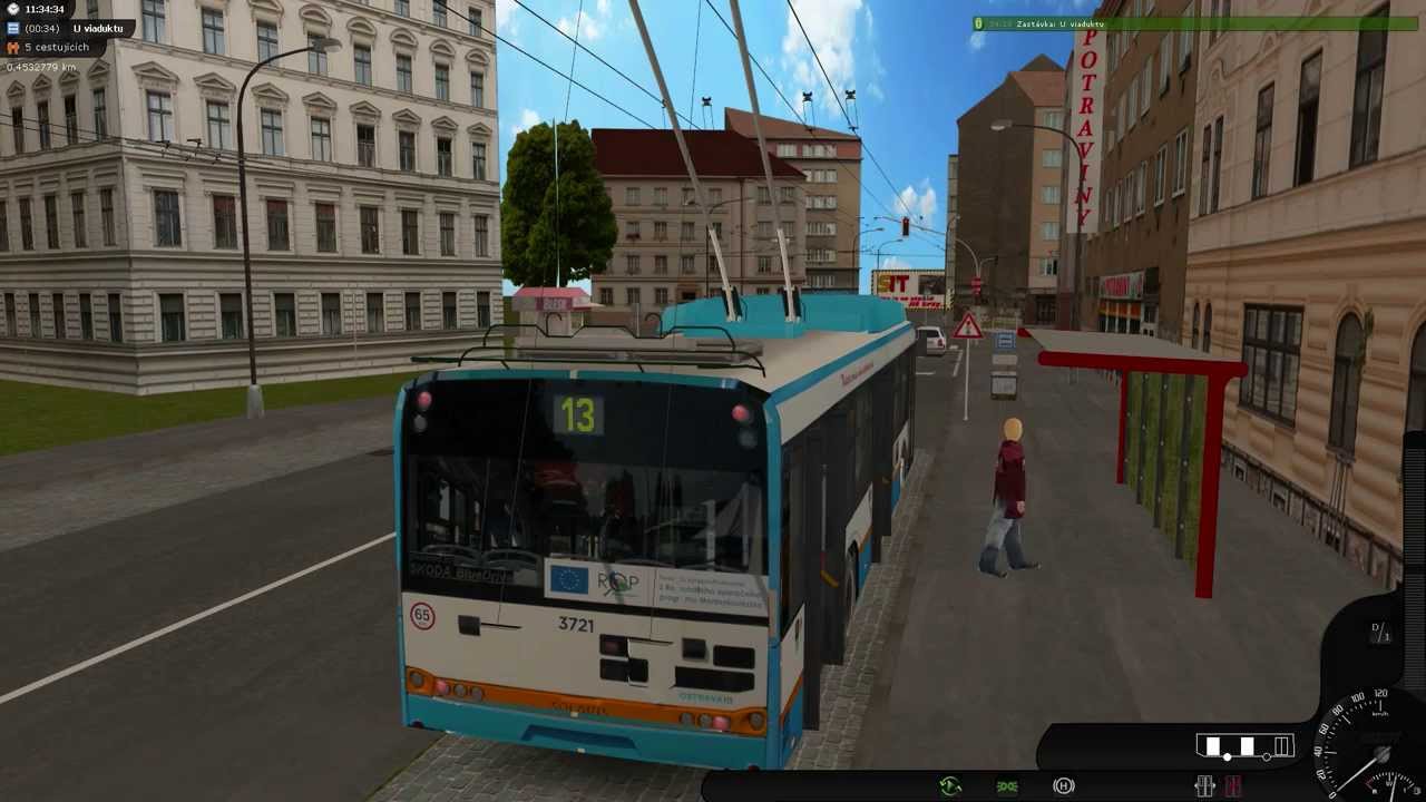 SIMT MHD - Trolejbusová linka 13