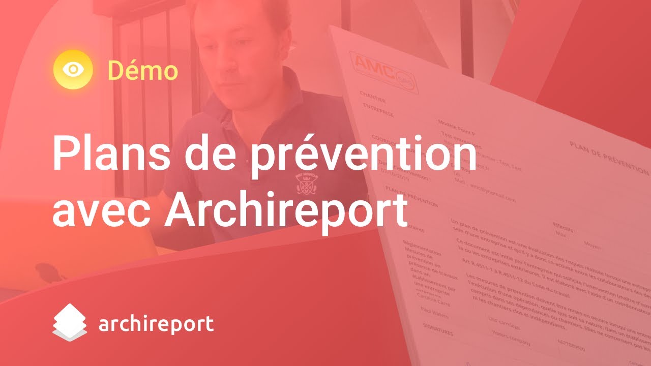 Le module Plan de prévention de Archireport