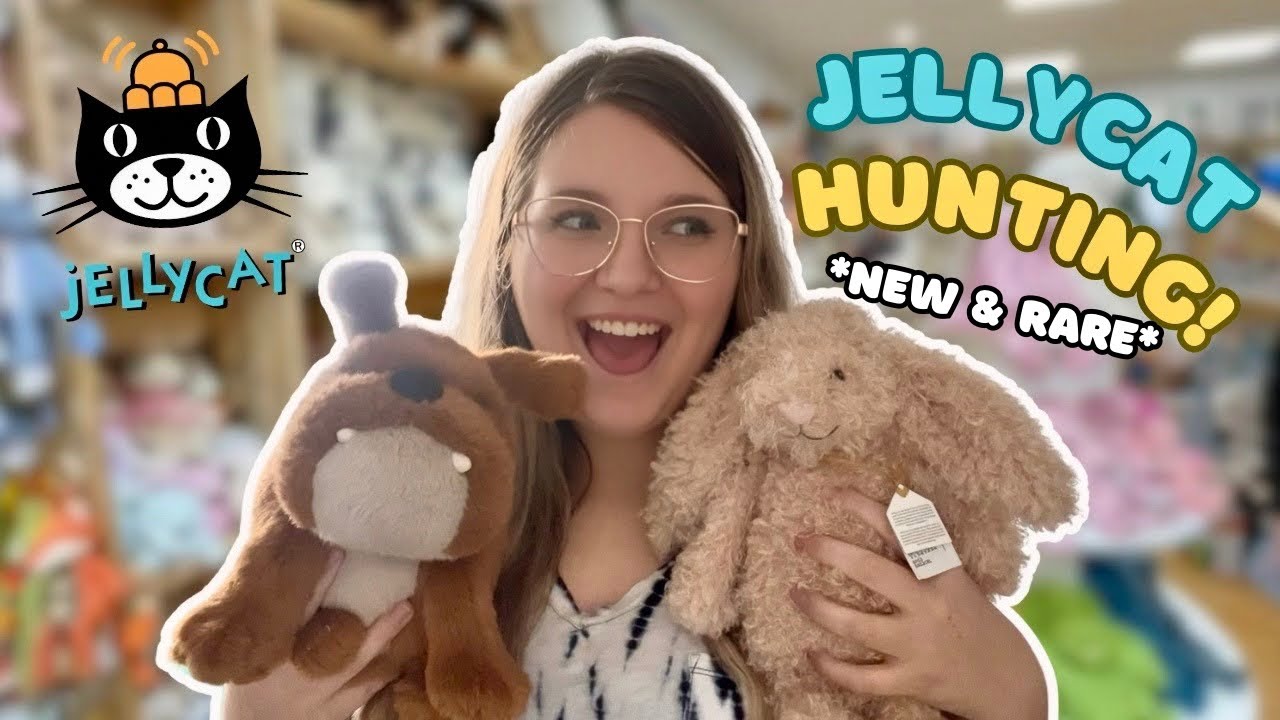 Let&rsquo;s Go Jellycat Hunting!! *new & rare finds!!* 🧸🛍️💚