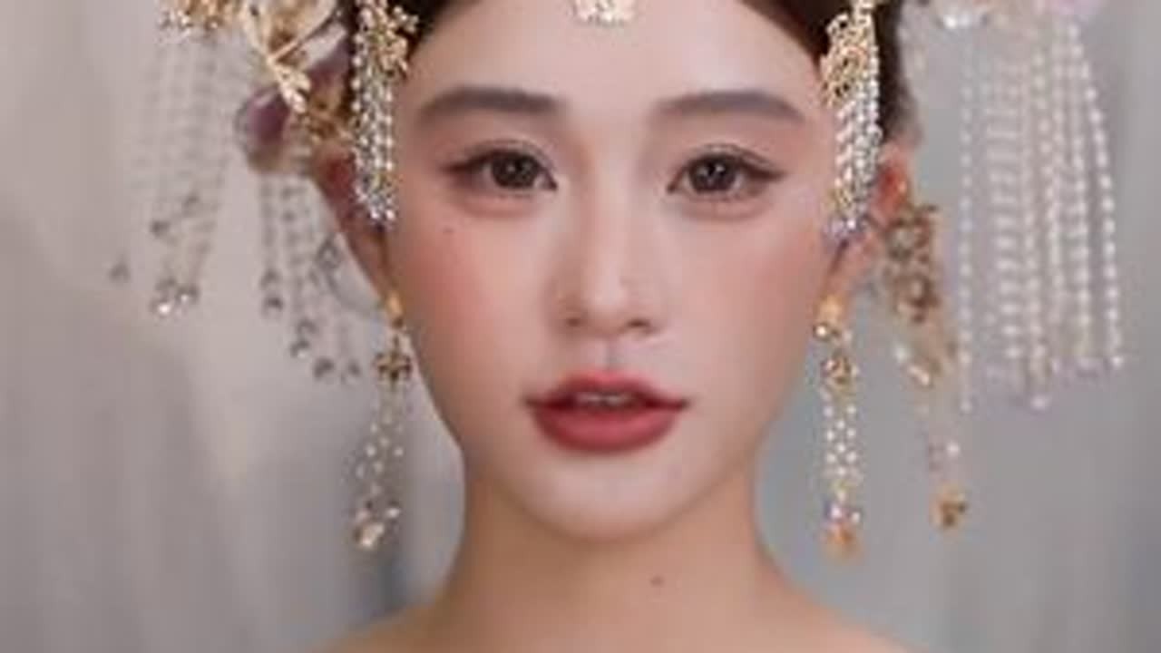 秀禾造型怎样做的足够精致减龄！就这一步！ 姐妹们～今天老师讲到了一个重点为什么大家都会把造型做老做丑了大部分因为假发片太厚重还越做越大整个头特别大解决这个问题的方法老师也给大家讲解了...