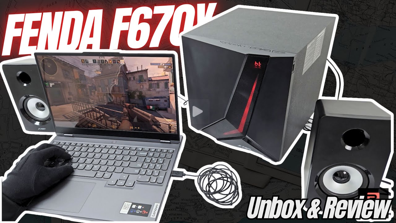 Mở hộp Loa Vi Tính 2.1 Fenda F670X dùng cho Laptop, PC rất ổn