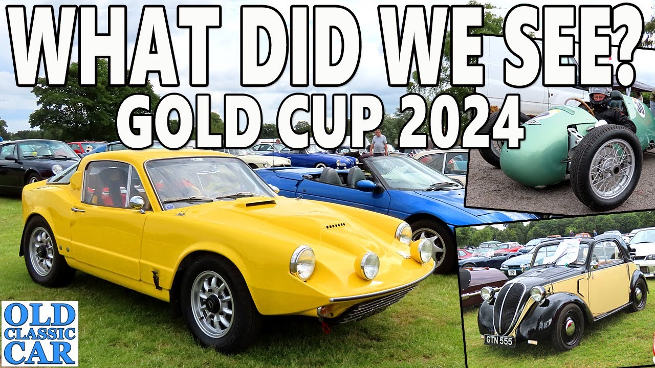 OULTON PARK Gold Cup - display cars, classic car auction, buses, paddock & circuit action