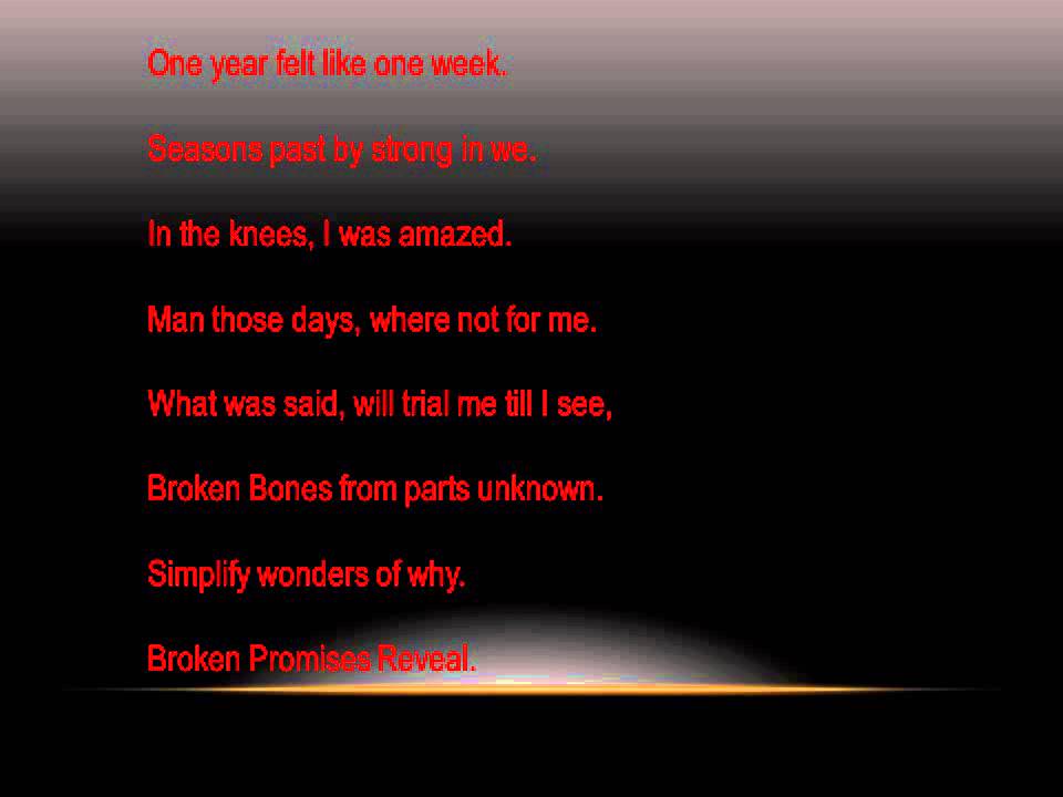 TNA Jeff Hardy Lyrics For Reveal