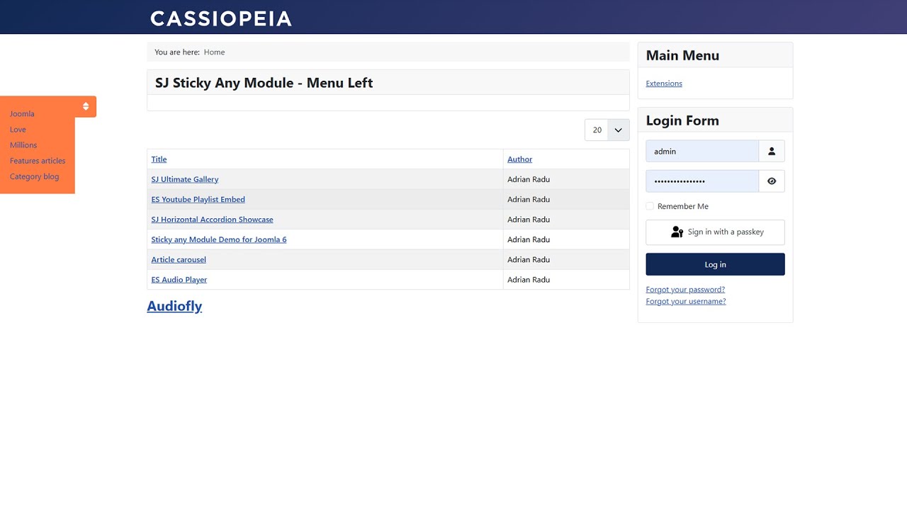 SJ Sticky Any Module – Full Demo & Setup Guide for Joomla 6