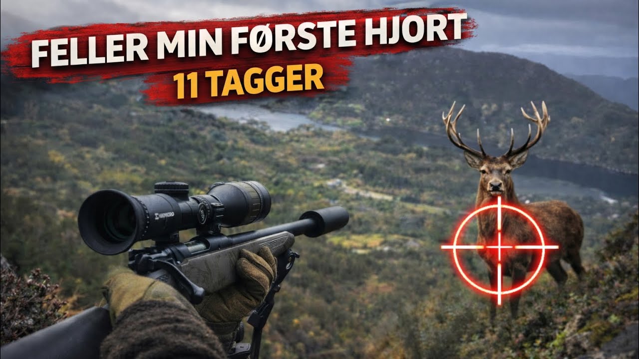 Feller min f&oslash;rste hjort - 11 tagger | Solo hunting
