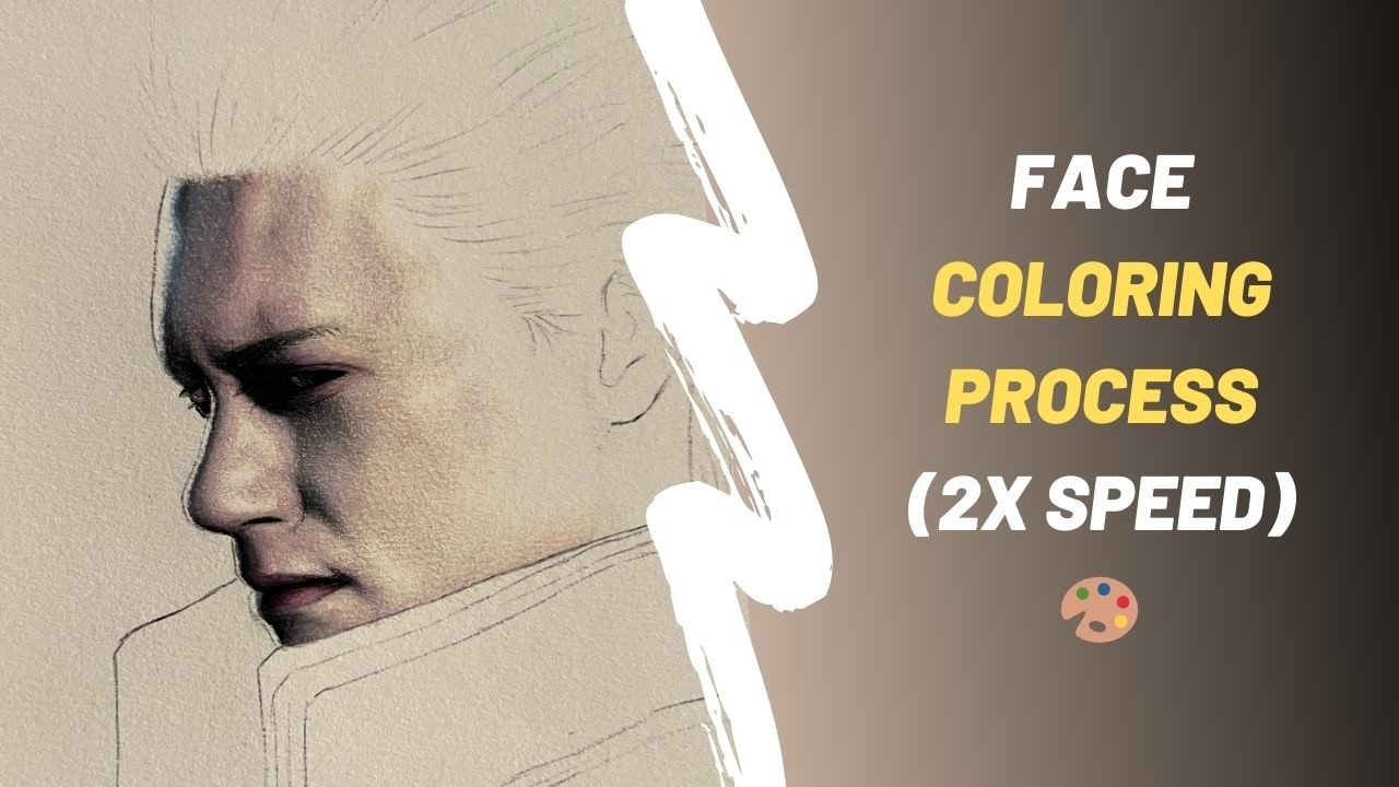 How to draw with Colored Pencils Step-by-Step Tutorial - Vergil from Devil May Cry5 | Real time x2