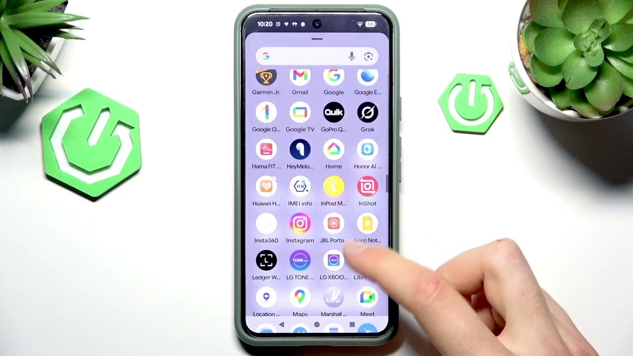 GOOGLE Pixel 8 &ndash; How to Restore Phone Icon to Home Screen