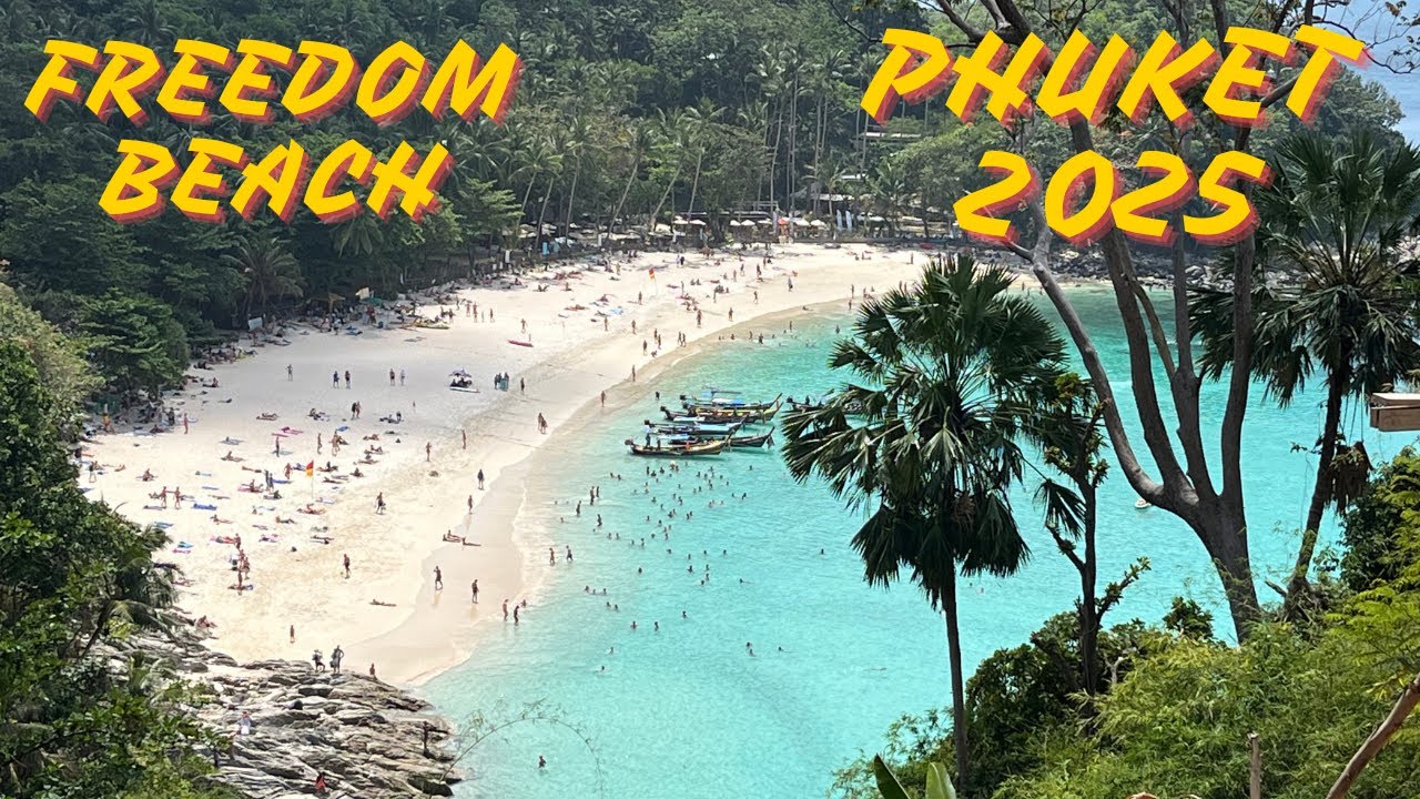 Discover Freedom Beach – Phuket’s Hidden Paradise! 🏝️🌊 walking tour Thailand 2025