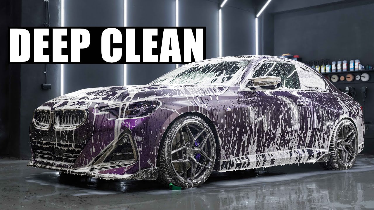 Dirty BMW M240i Gets an Insane Deep Clean Transformation