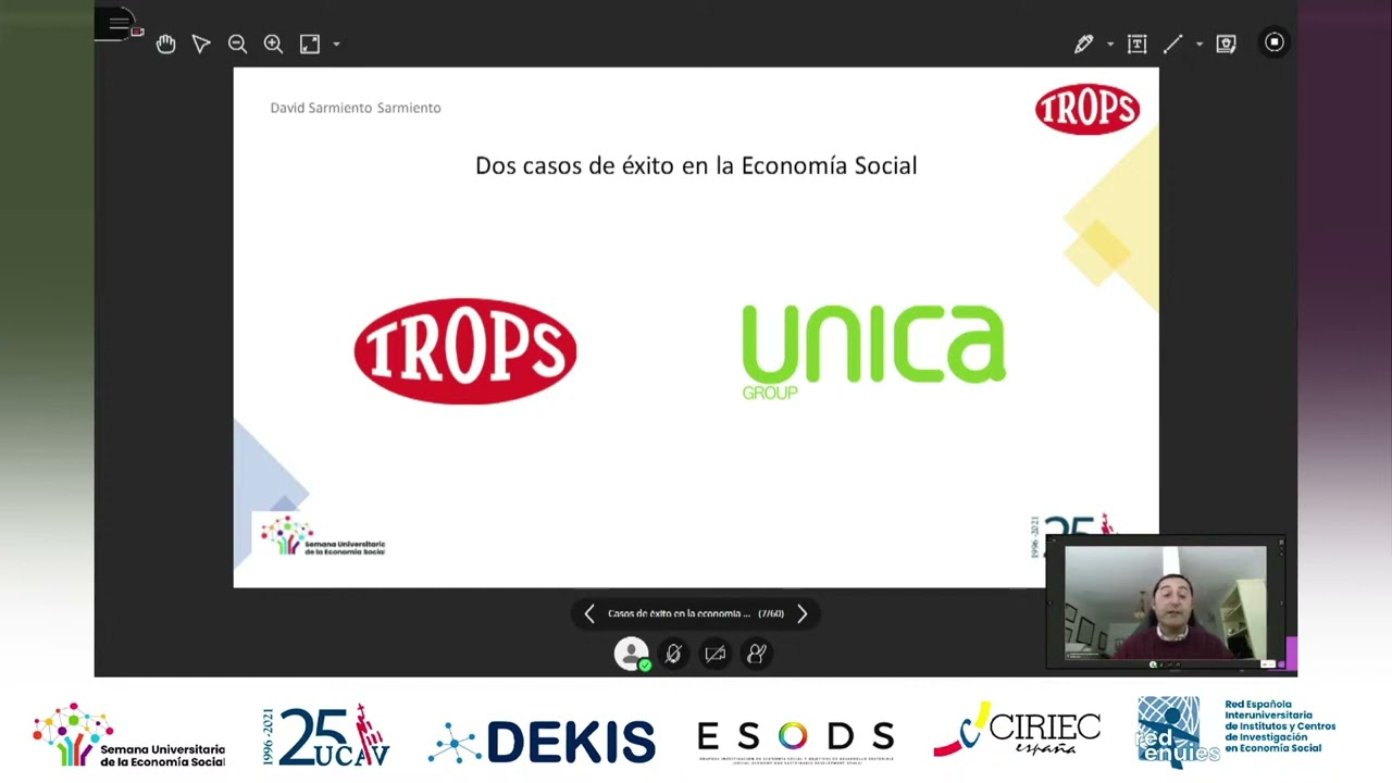 25 Economía Social en el sector agroalimentario  Integración cooperativa UNICA   David Sarmiento