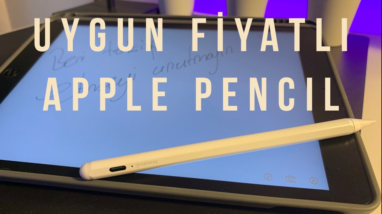 İPAD İÇİN UYGUN FİYATLI APPLE PENCIL! - (GOOJODOQ MARKA KALEM)