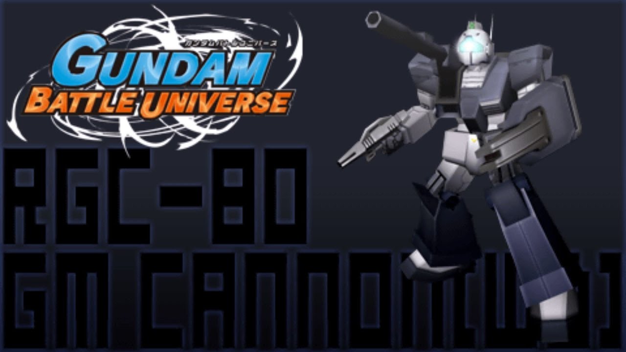 Gundam Battle Universe - GM Cannon (White Dingo Team) ALL MOVES