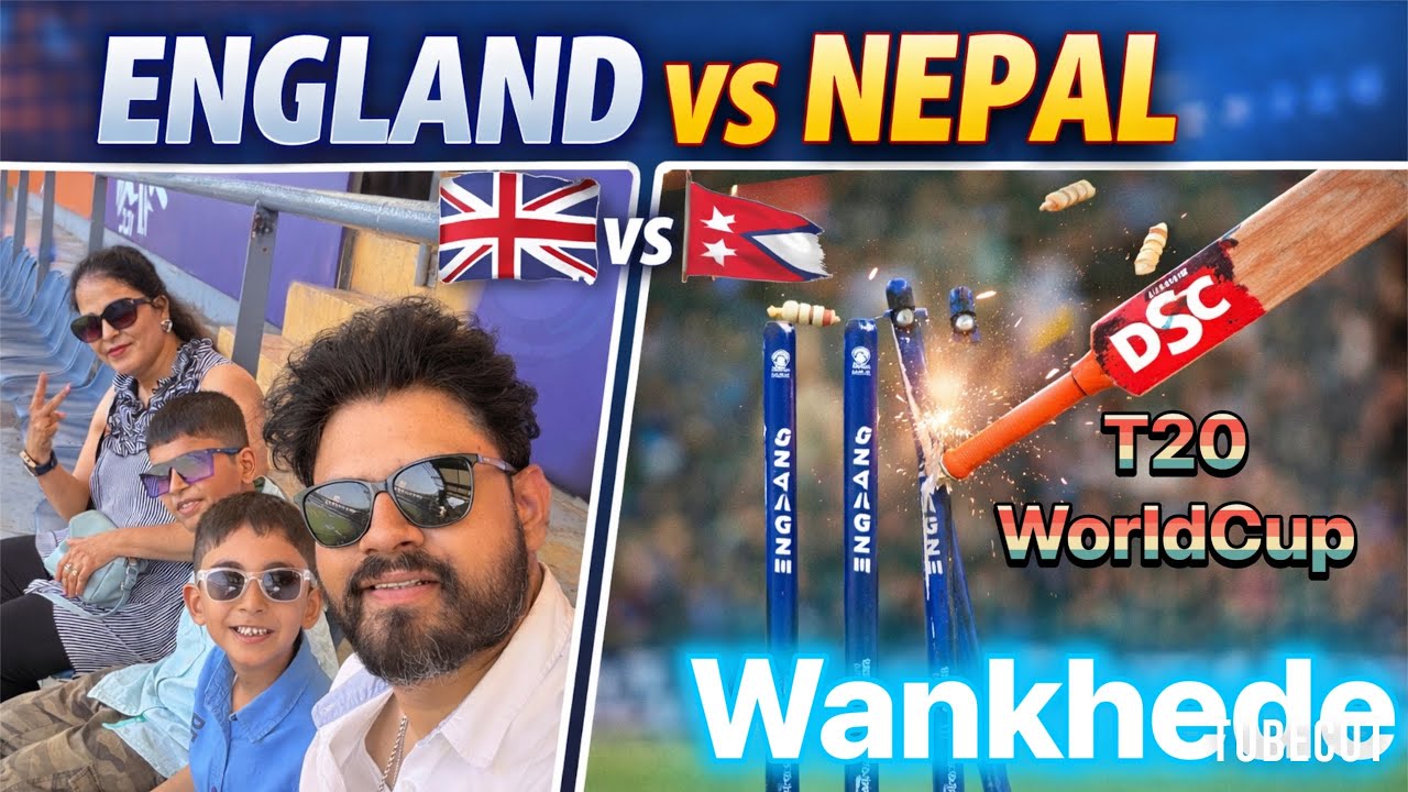 T20 World Cup - England V/s Nepal - Live Match from Wankhede Stadium - 2026