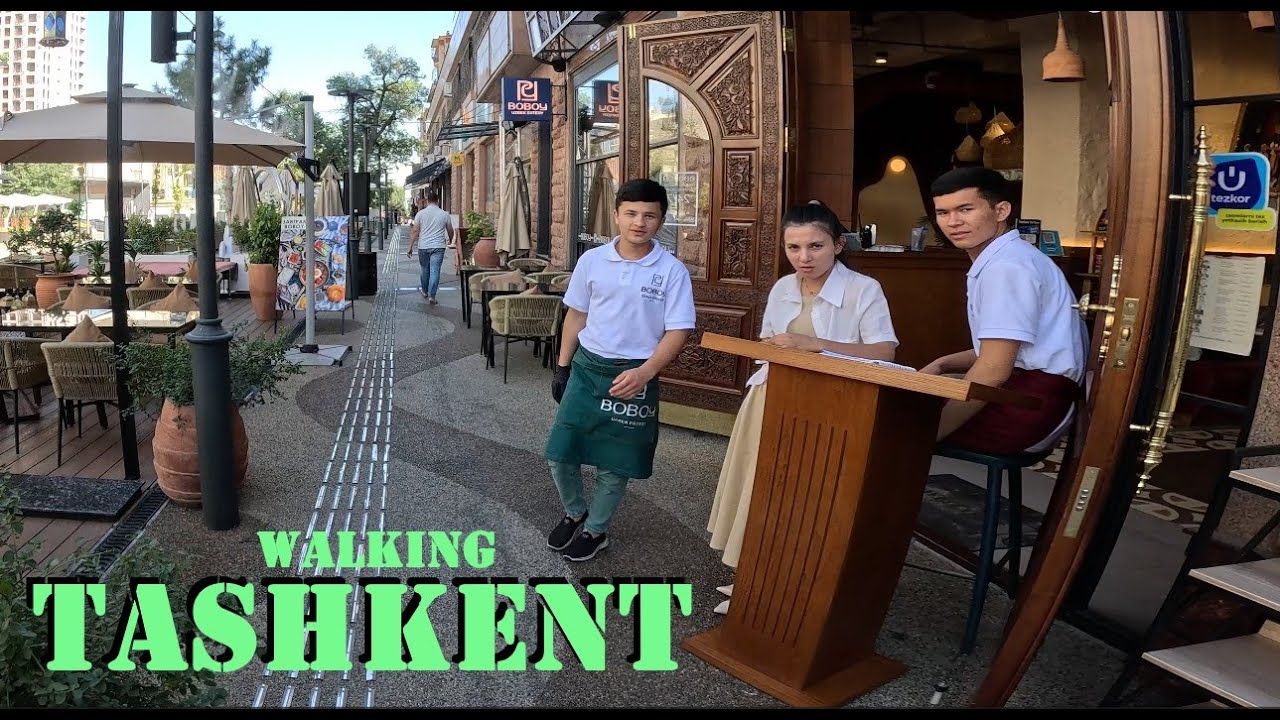 🇺🇿 Tashkent, Uzbekistan: Taras Shevchenko Street (Trendy restaurants in Mirabad)