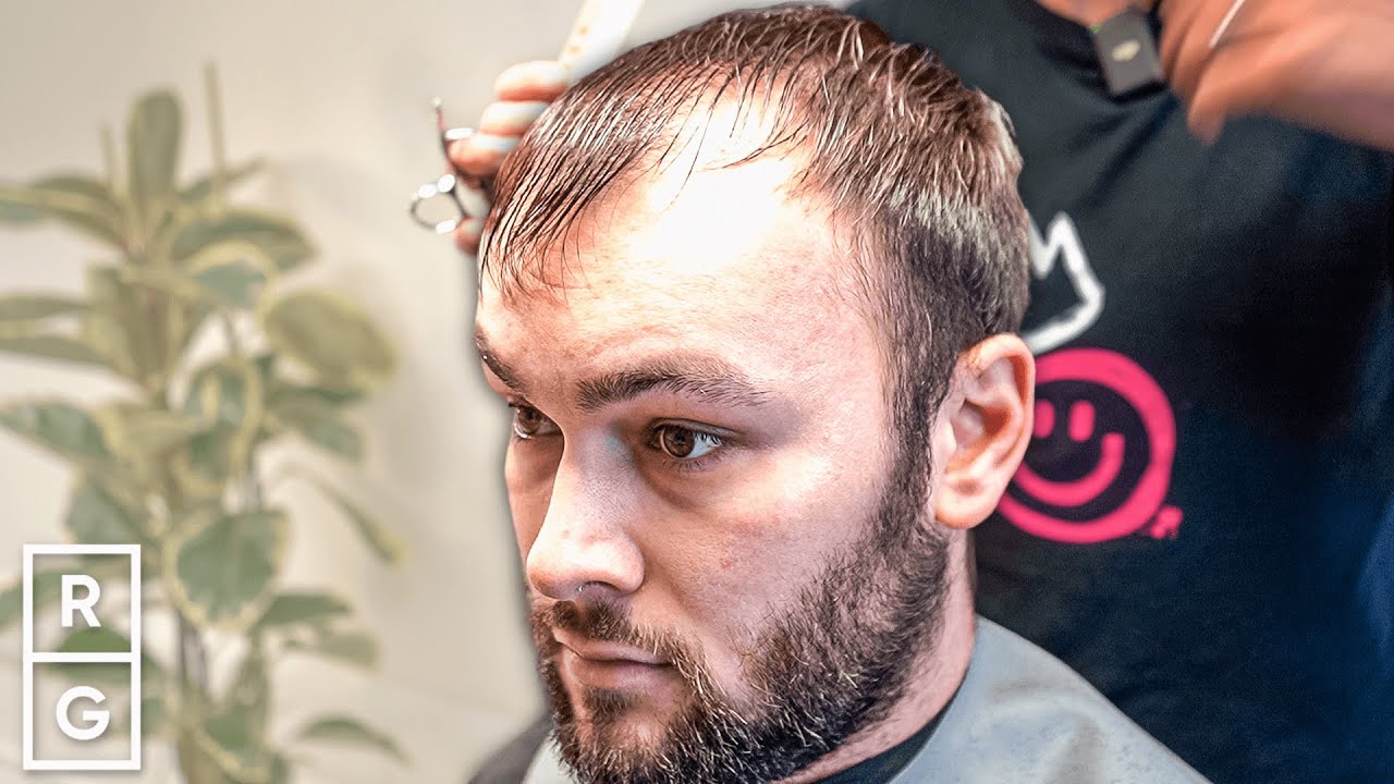«Линия роста волос возвращается» (Стрижка для отступающих волос)