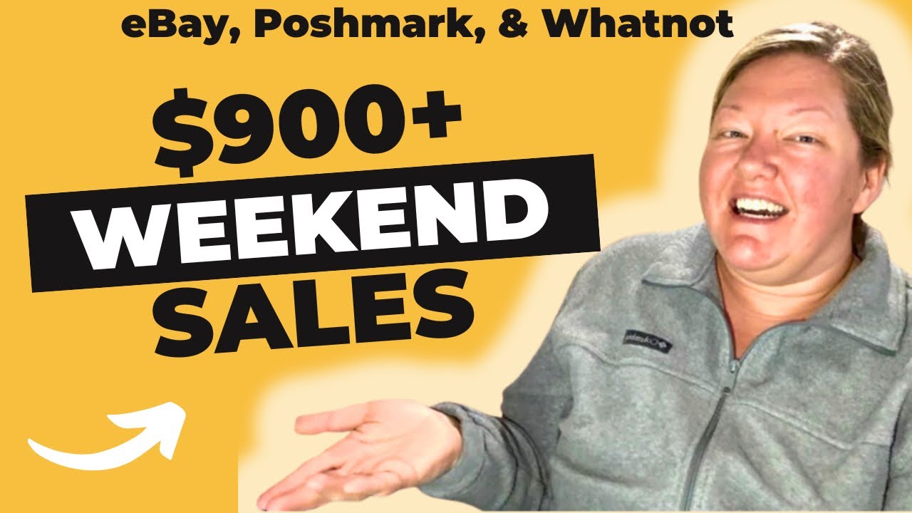 eBay Poshmark & Whatnot Sales from the Weekend - Higher $30 ASP Clothing Items #sales #ebay #resell
