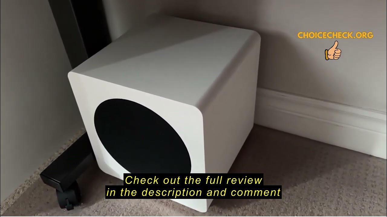 Review Kanto SUB8 8-inch Sealed Powered Subwoofer (Matte White)