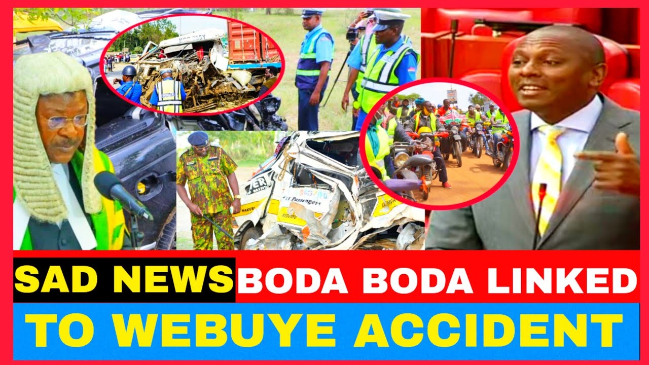 SAD NEWS!!BODA BODA LINKED TO WEBUYE ACCIDENT 