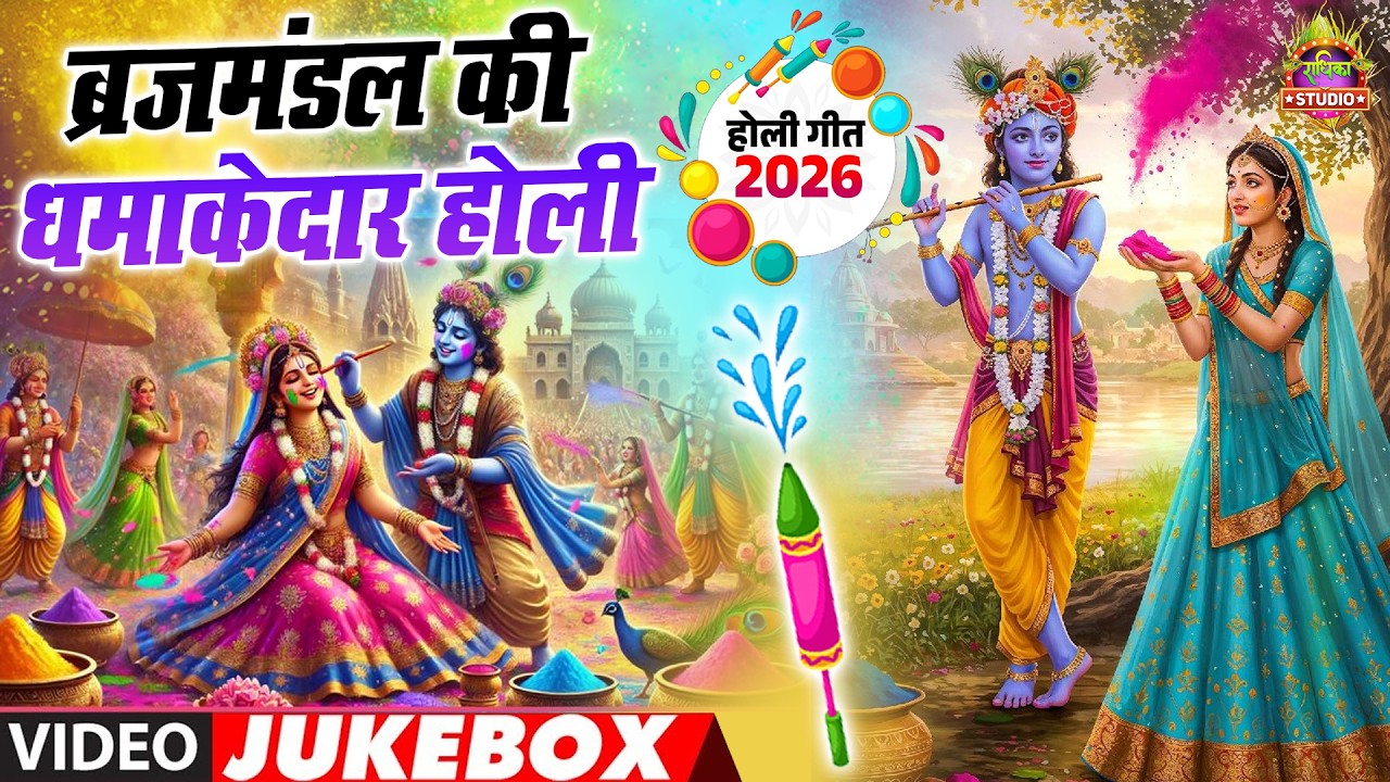 ब्रजमंडल की धमाकेदार होली || बरसाने बिच बाजार संग होली खेले सवारों || Video juke BOx Song new Holi