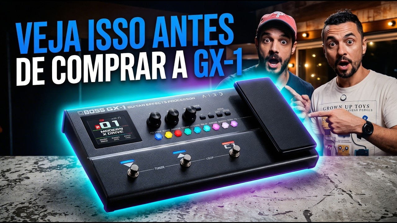 TUDO sobre a BOSS GX-1 com Fabinho e Deleo | Timbres, Gear Suite, Impulse Response e Bluetooth