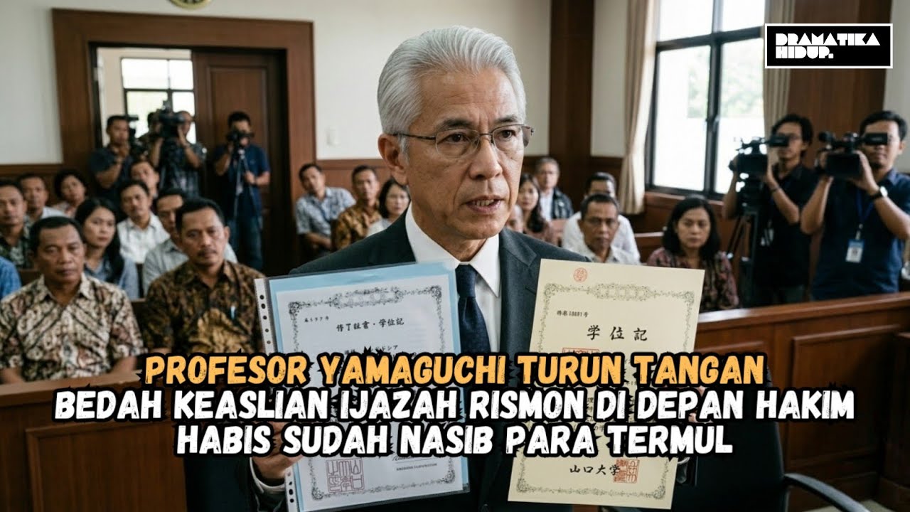 Profesor Yamaguchi Hadir di Sidang: Bongkar Kebohongan Pelapor yang Sebut Rismon Tak Terdaftar!