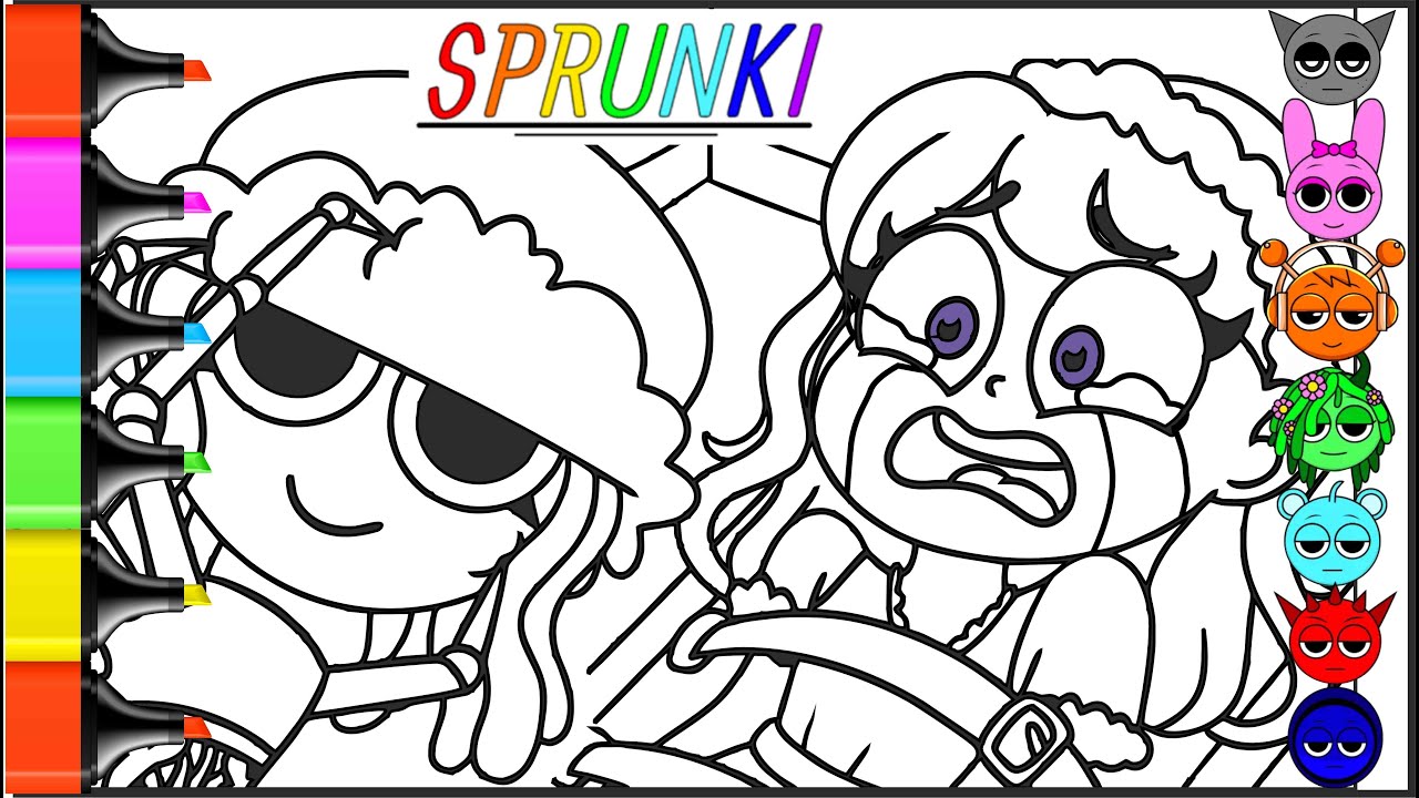 Incredibox Sprunki Big Coloring Pages New /Sprunki OC Aurelia's sad origin story / NCS MUSIC