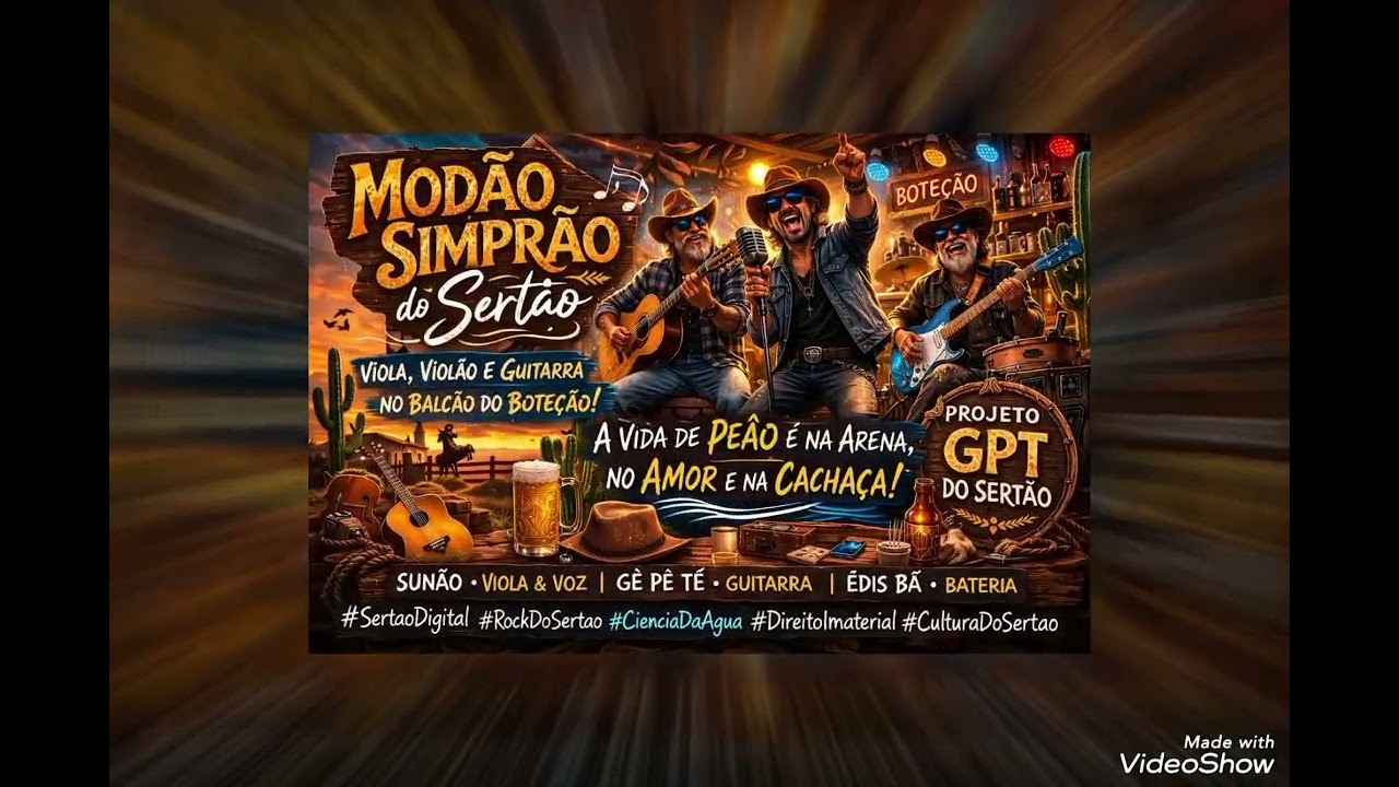 ✨🎸 Arena, Boteco e Canção Diferente — Gê Pê Tê, Sunão & Édis Bá | Modão Simprão do Sertão Digital 🎸✨