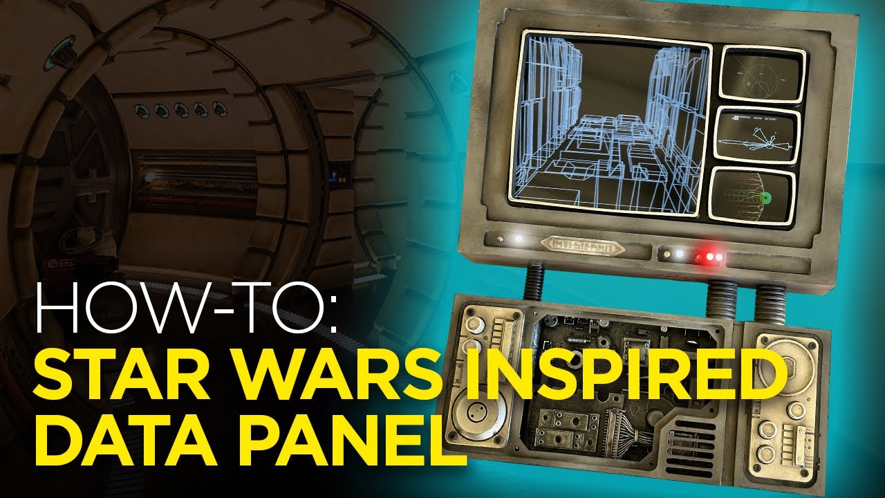 DIY Star Wars Data Panel with VIDEO!