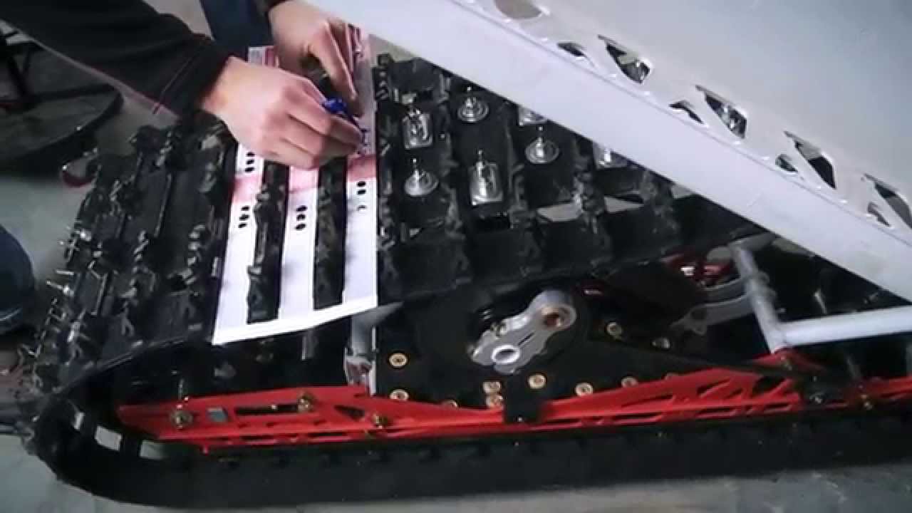 Installing Woody's studs and carbide runners