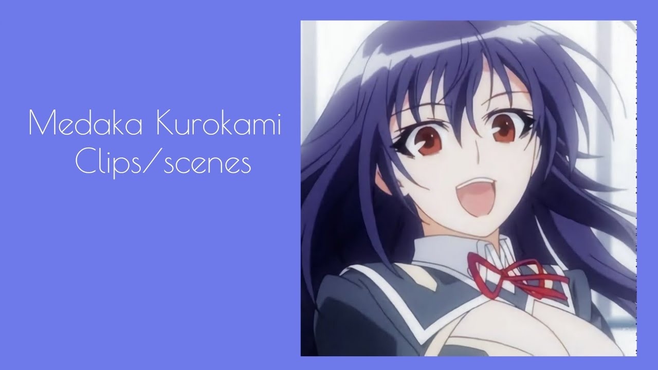 Medaka Kurokami raw clips for edits || Medaka Box