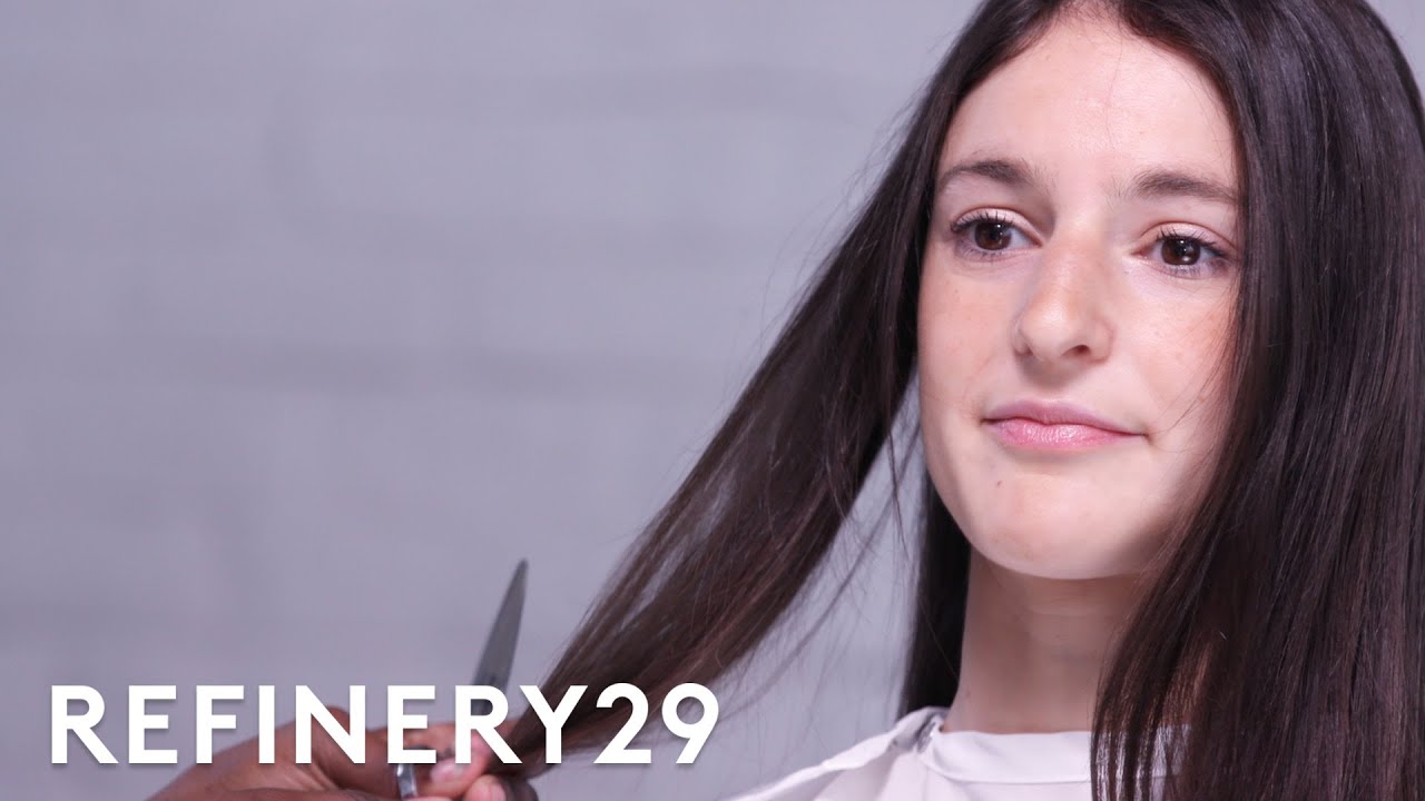 I Chopped Off 11 Inches Of Hair & Got Bangs | Hair Me Out | Refinery29