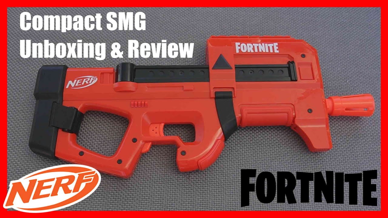 Nerf Fortnite Compact SMG Unboxing & Review (A Collector's Viewpoint)