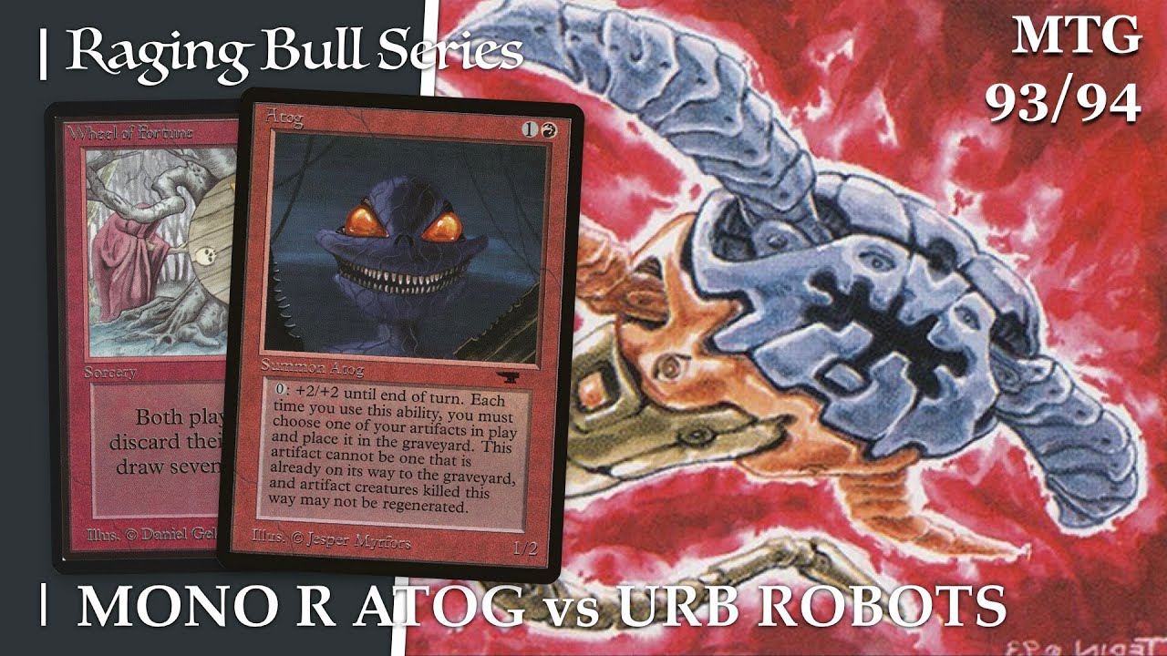 Моно Р. Атог против URB Роботов | Эпизод 4. RBS | Старая школа Magic: The Gathering (MTG 93/94) |...