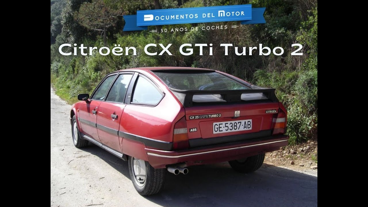 Citroën CX GTi Turbo 2- www.documentosdelmotor.com