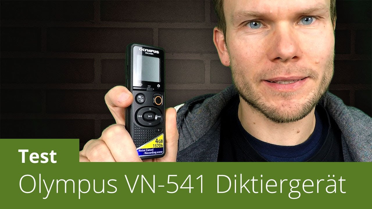 Olympus VN-541PC Diktiergerät im Test (inkl. Sprachtest)
