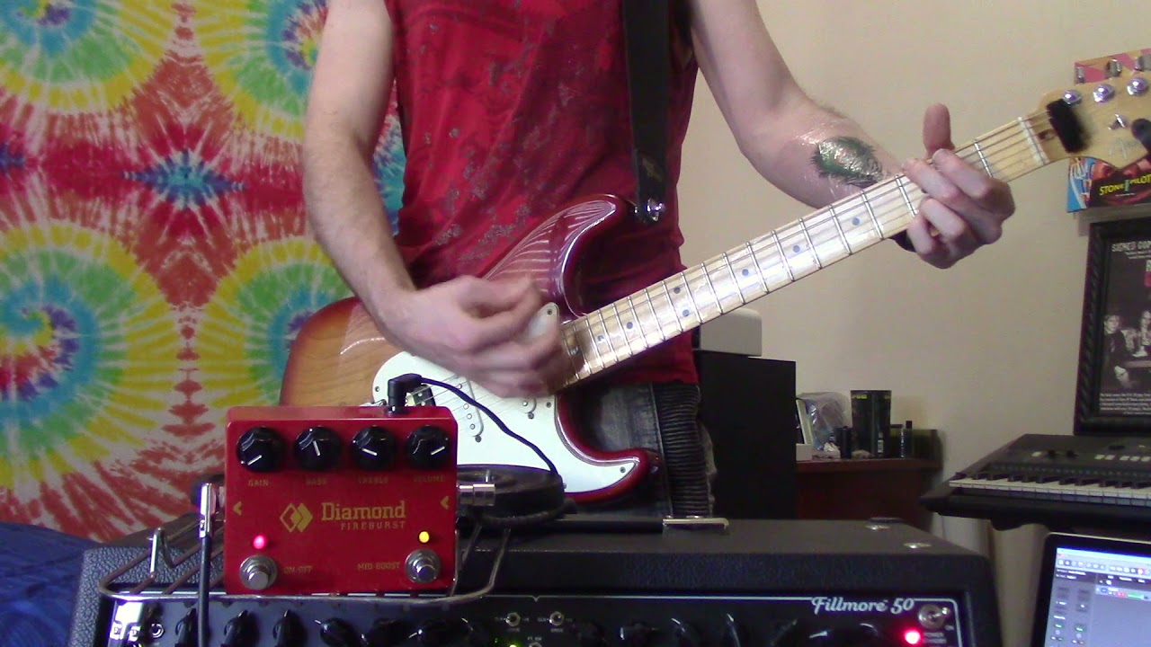 Diamond Fireburst Fuzz/Distortion Pedal-Playthrough